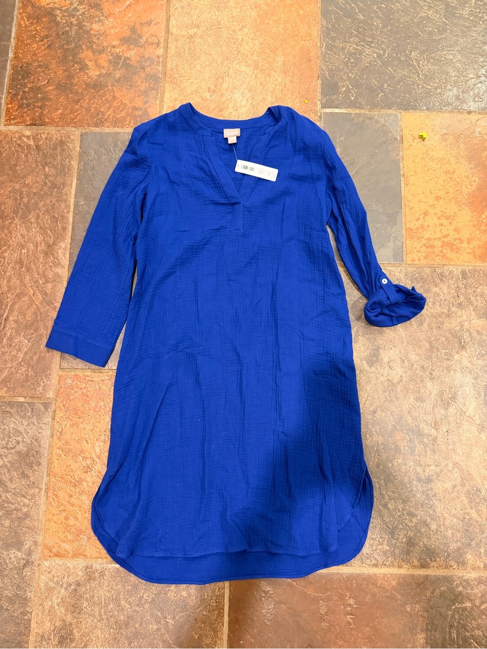 NWT Chico’s 100% Cotton Tunic Dress